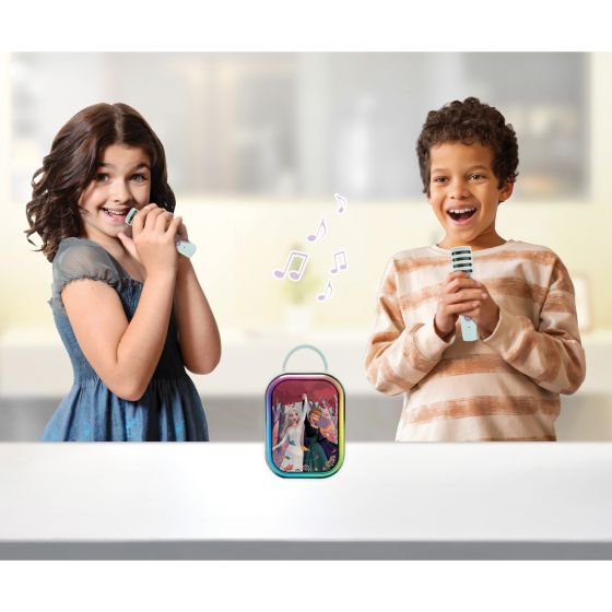 Disney Frozen Bluetooth Karaoke Speaker & 2 Wireless Microphones