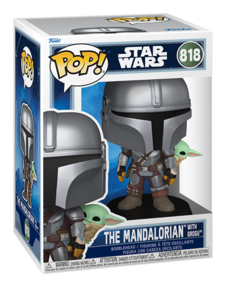 Pop! Vinyl - Star Wars M&G-The Mandalorian with Grogu collectible from Abgee