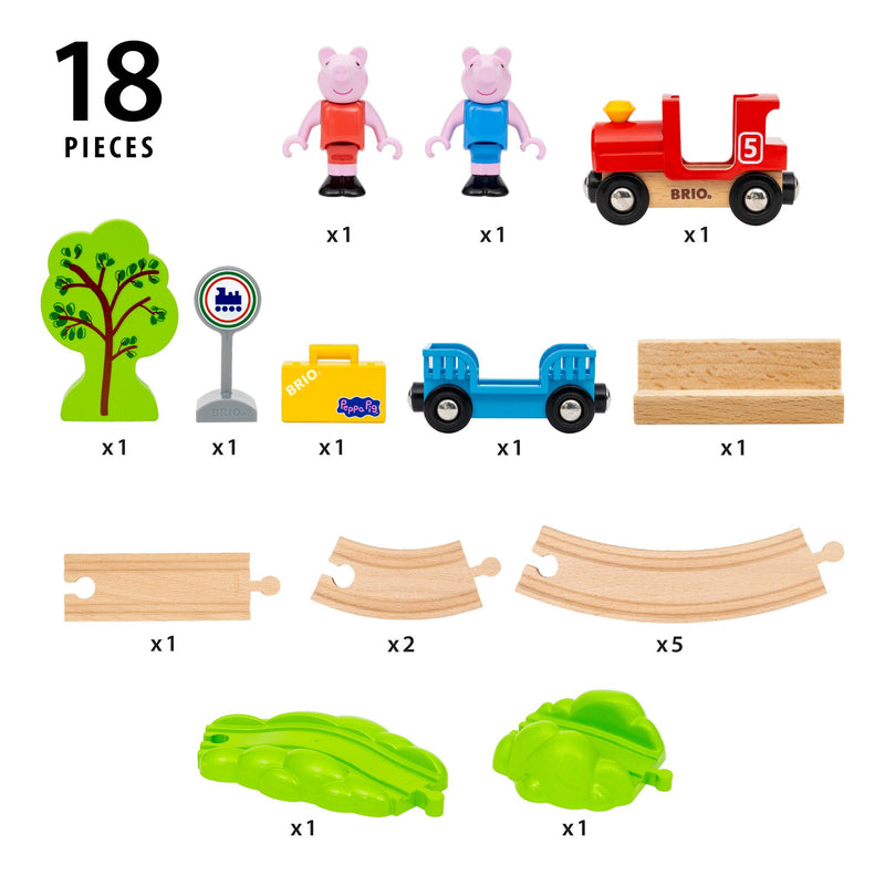 Brio Peppa Pig Train Set - Image