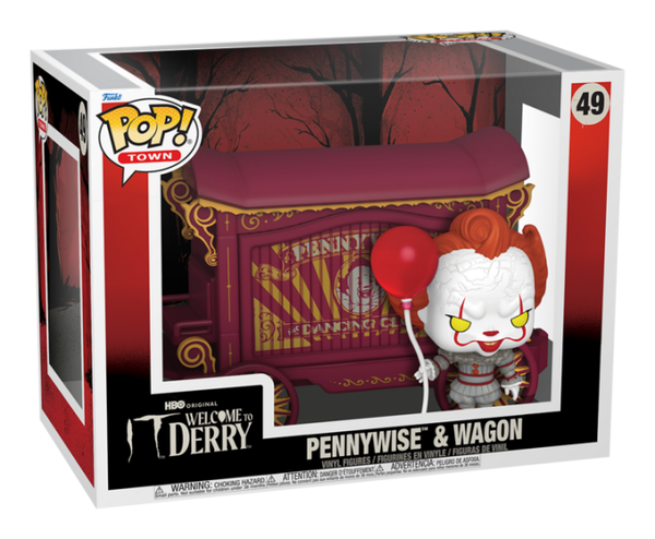 Pop! Town It: Welcome to Derry Pennywise & Wagon