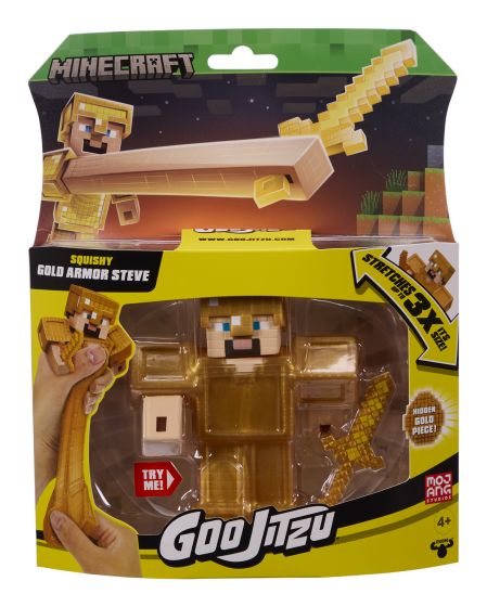 Heroes of Goo Jit Zu Minecraft Gold Armour Steve