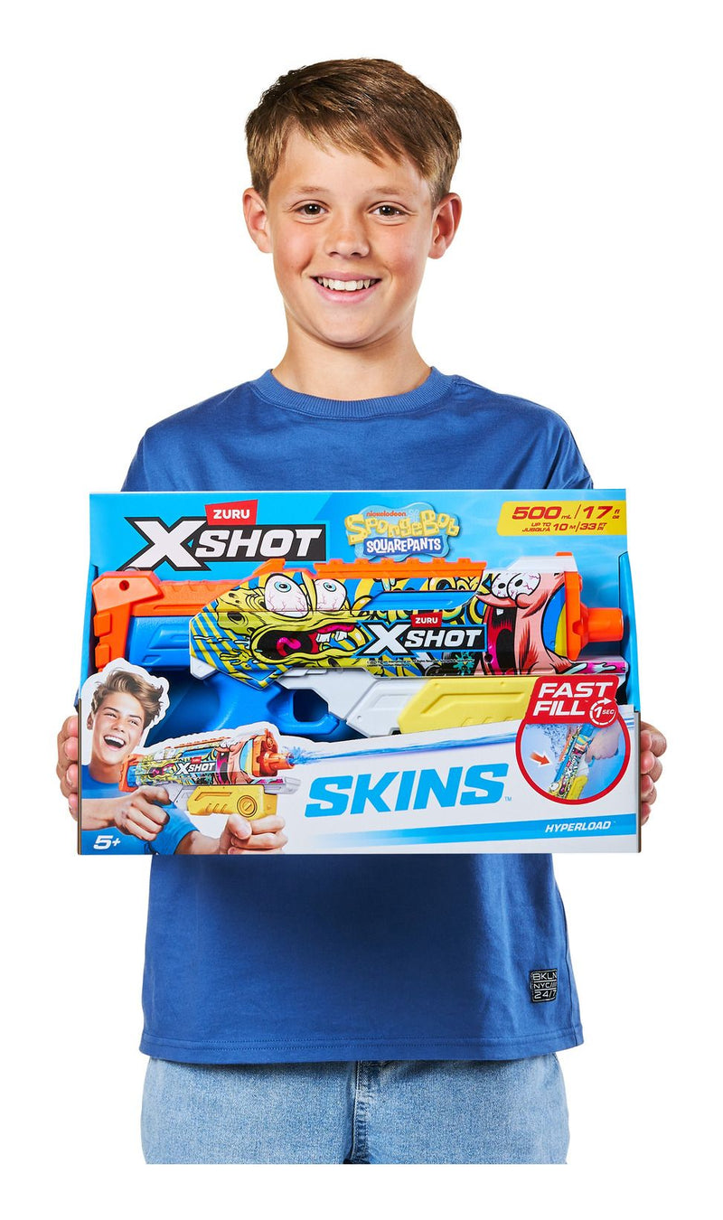 XSHOT Water Spongebob Hyperload Water Blaster - Image