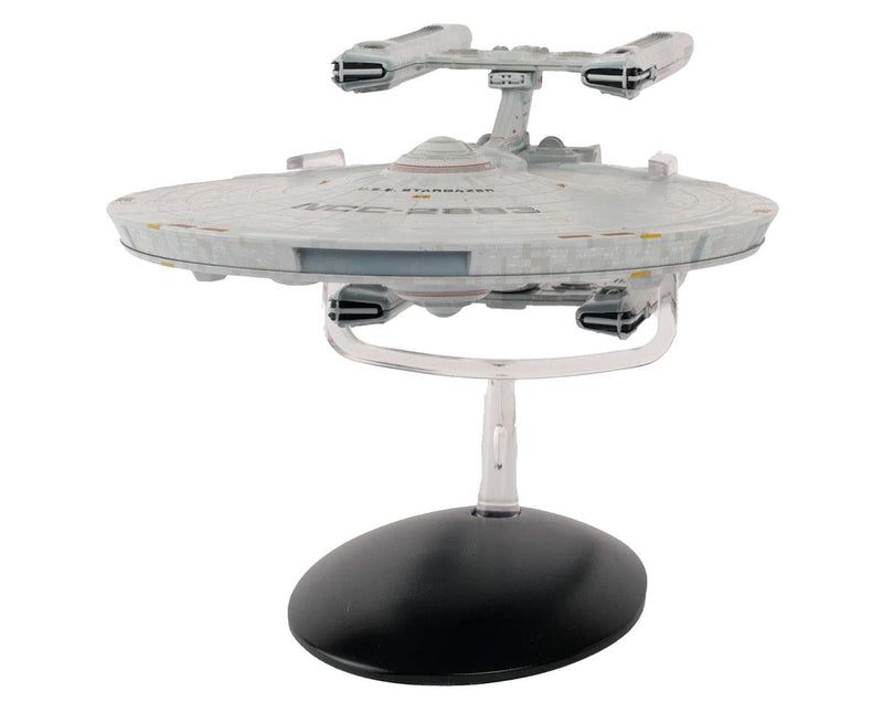 U.S.S. Stargazer NCC-2893 XL Edition Starship Ship Model Die Cast Starship SSSUK631 (Eaglemoss / Star Trek), rear view