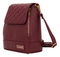 Loungefly - Red Pin Trader Convertible Backpack & Tote Bag - Image