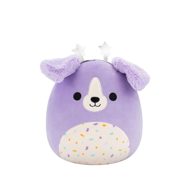 Squishmallows  7.5'' Deontay Purple Retriever Plush