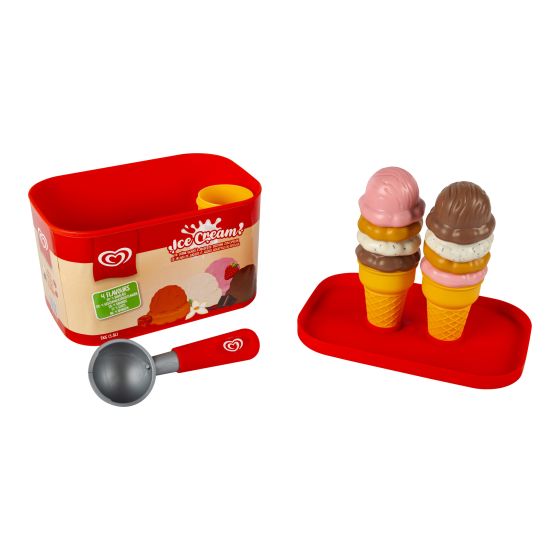 Walls Toy Play Ice Cream Scoop Playset