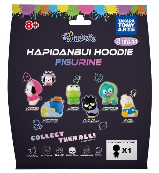 Twinchees Hello Kitty Hapidanbui Hoodie Figures