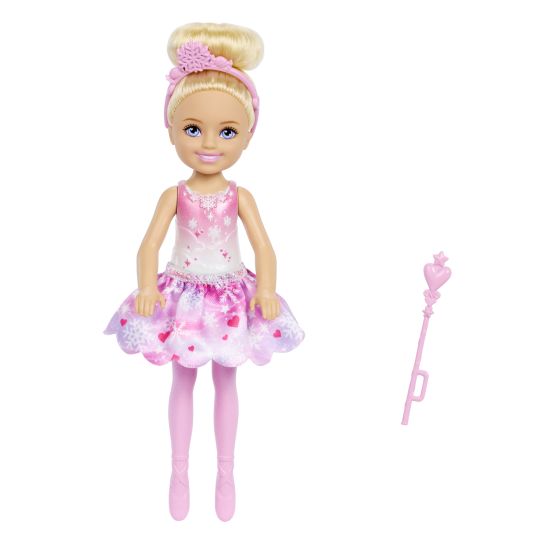 Barbie Fantasy Nutcrckr Chelsea Snow Fairy Asst