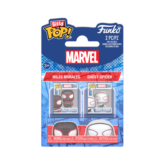Bitty Pop! Spiderman Miles & Gwen 2 Pack