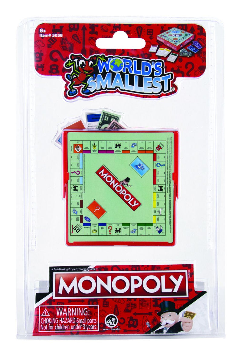 World's Smallest - Monopoly, alternate view