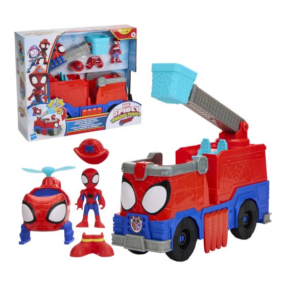 Marvel Spidey and his Amazing Friends Rescue-Webs Firetruck