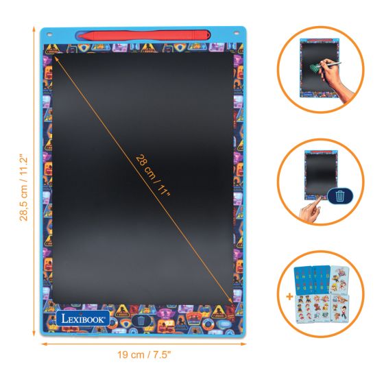 Paw Patrol 11’’ Multicolour E-ink Tablet With Stencils