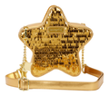 Loungefly - Figural Gold Stars Sequin Crossbody Bag