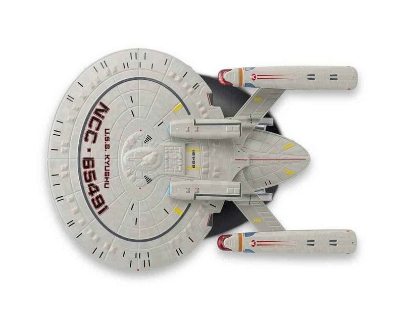 U.S.S. Kyushu (New Orleans Class) Model Die Cast Ship STDC095 (Eaglemoss / Star Trek), in display