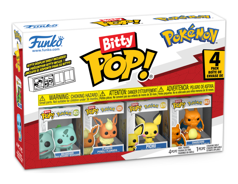 Bitty Pop! - Pokemon - Bulbasaur 4 Pack - Image