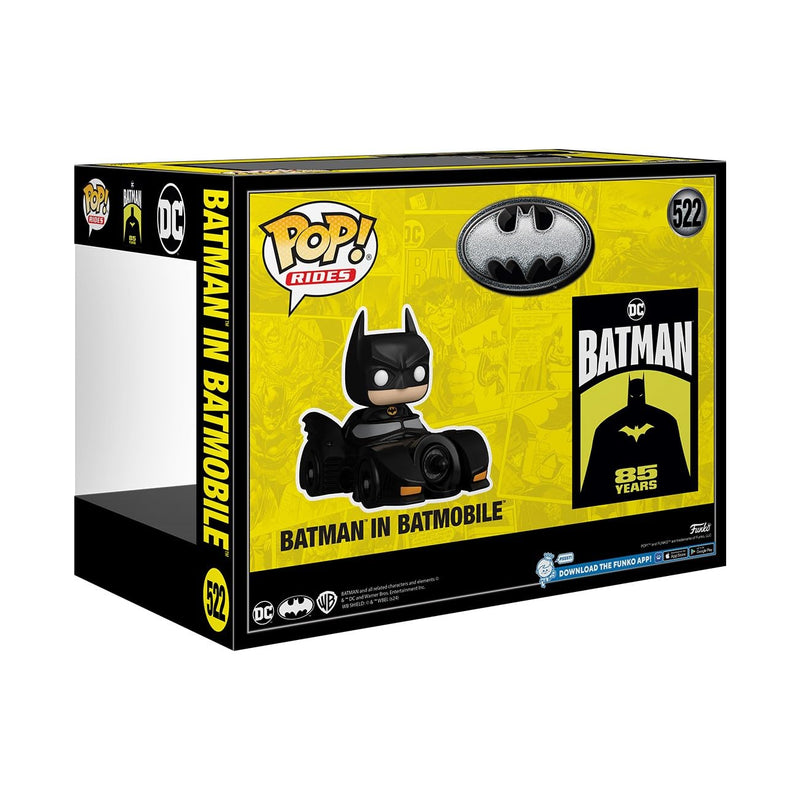 Ride Deluxe - Batman 85th-Batman with Batmobile Funko Pop! Vinyl Figure, front detail