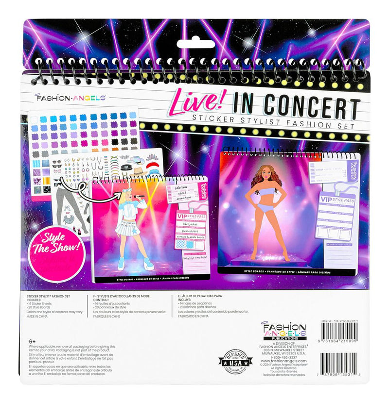 Fashion Angels Live! Concert Sketch & Sticker Stylist - Image