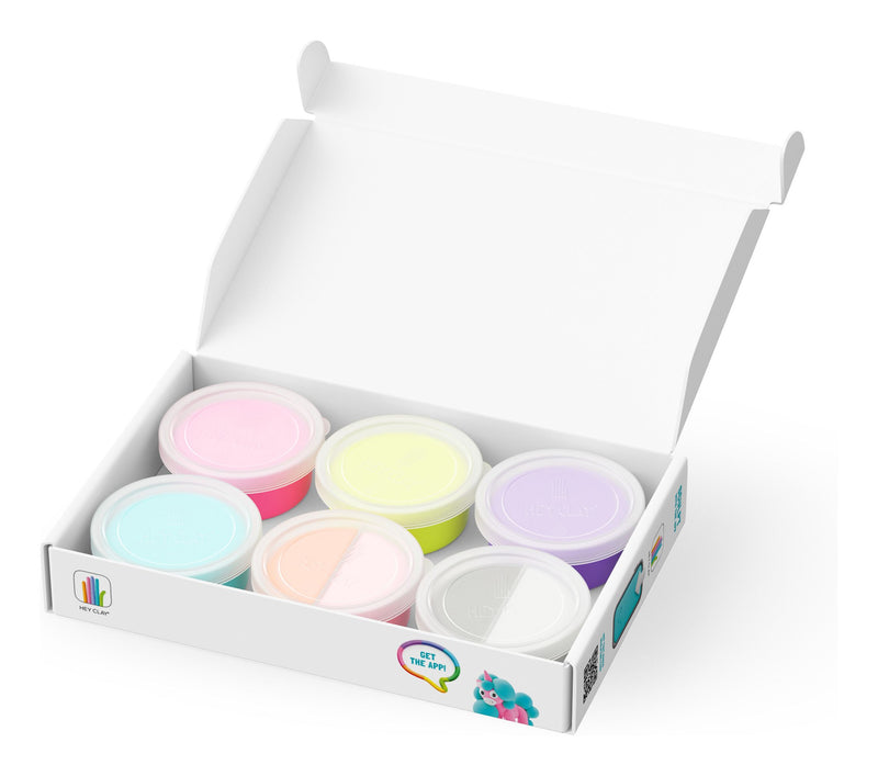 Hey Clay Unicorns 6 Can Set - Image
