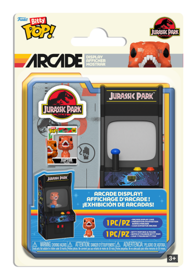 Bitty POP Arcade: Jurassic Park - Raptor collectible from Abgee