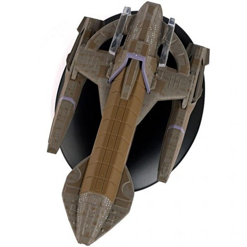 Karemma Starship DS9 Deep Space Nine Model Die Cast Ship STDC165 (Eaglemoss / Star Trek), rear view