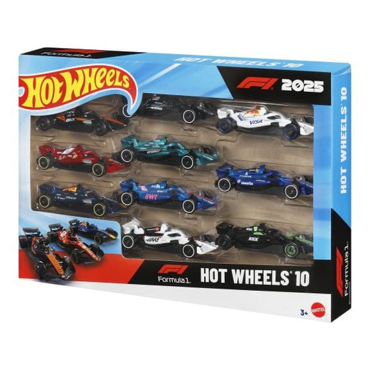 Hot Wheels Basic Car 10 Pack: Formula 1