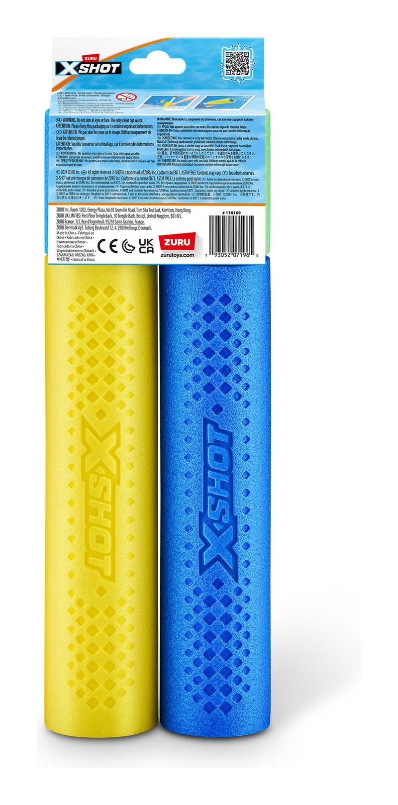 XSHOT Water Warfare S1 Foam Small Blaster 2 Pack - Image