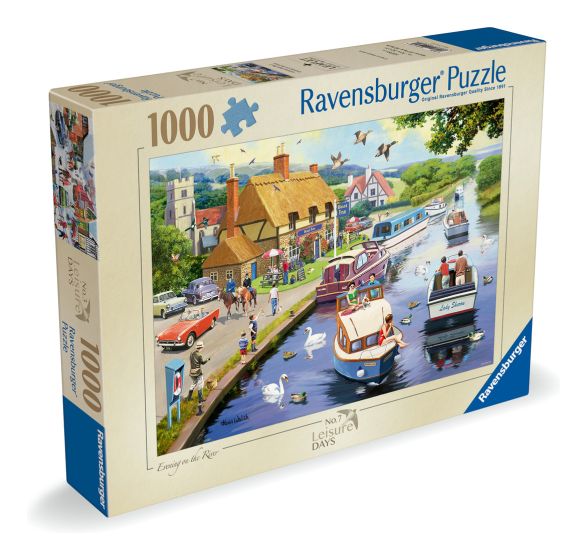 Leisure Days No7, Evening on the River, 1000pc