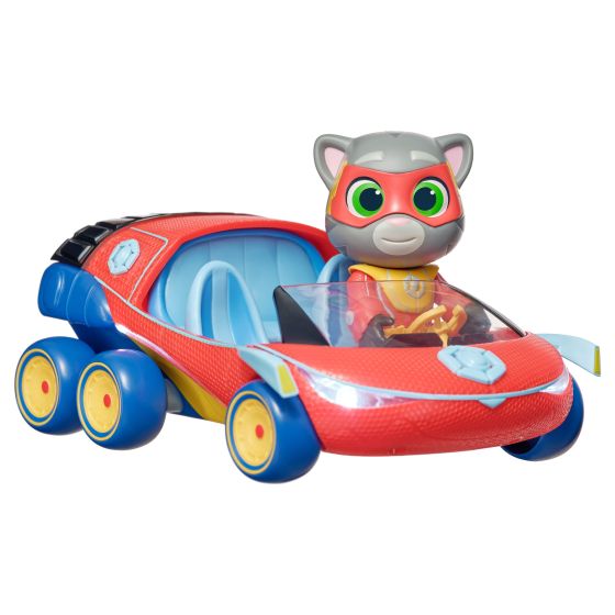 Talking Tom Heroes Suddenly Suppler 4" Figure & Car
