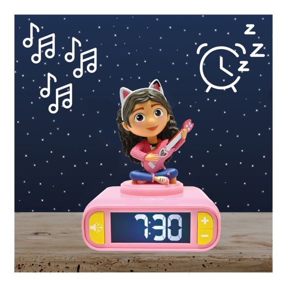 Gabby’s Dollhouse Alarm Clock With Night Light