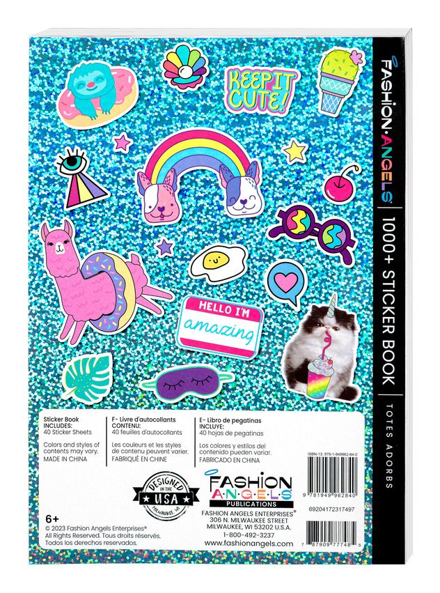 Fashion Angels 1000+ Totes Adorbs Stickers - Image