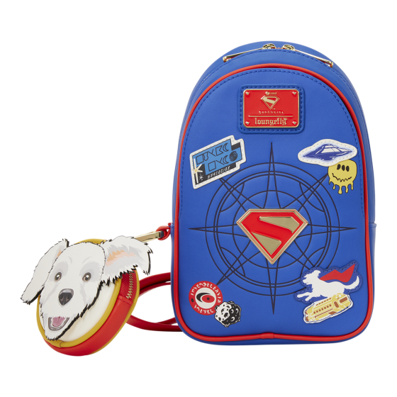 Loungefly Supergirl Krypto Sling Crossbody Bag
