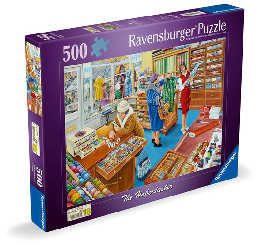 Happy Days At Work The Haberdasher 500 Piece Jigsaw Puzzle