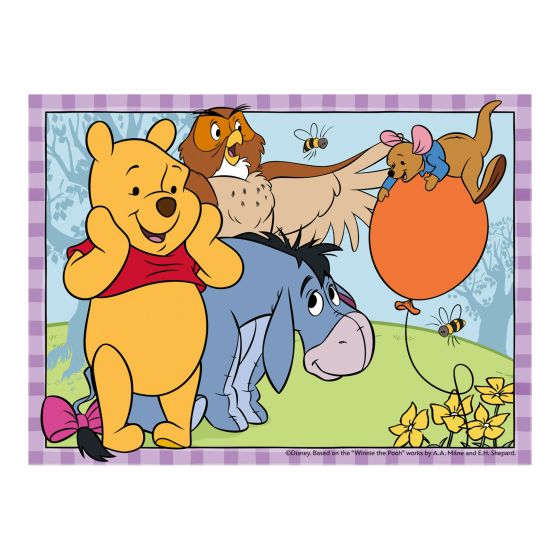 Winnie the Pooh 4 in a Box Jigsaw Puzzles