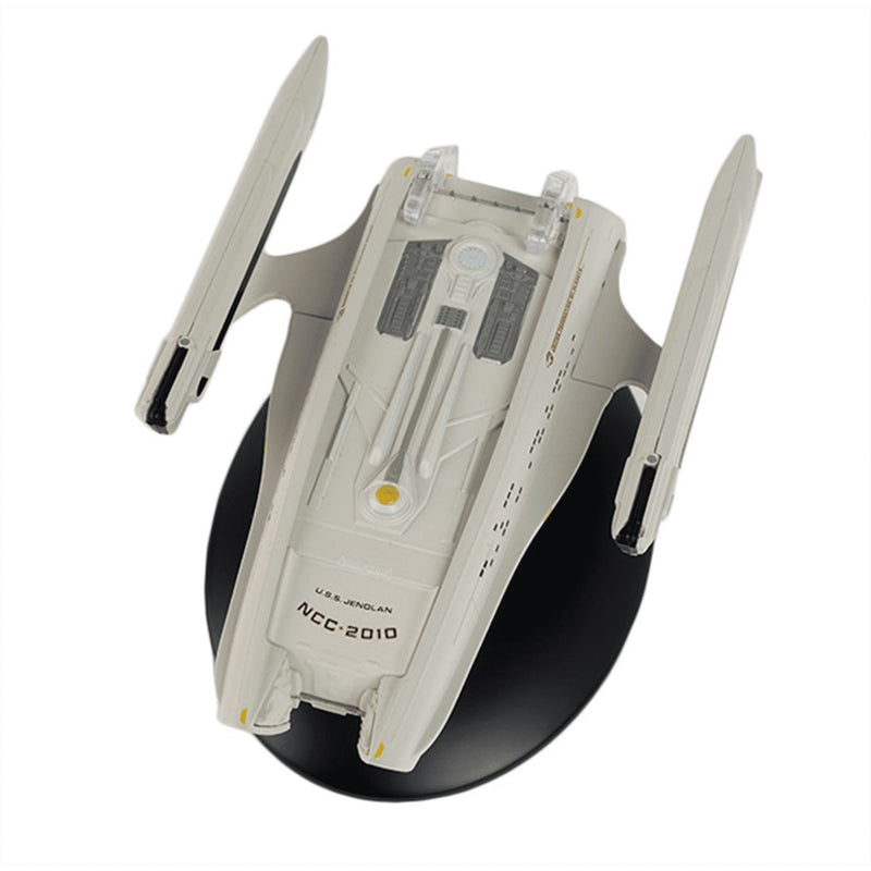 U.S.S. Jenolan NCC-2010 Starship Model Die Cast Ship (Eaglemoss / Star Trek), side angle