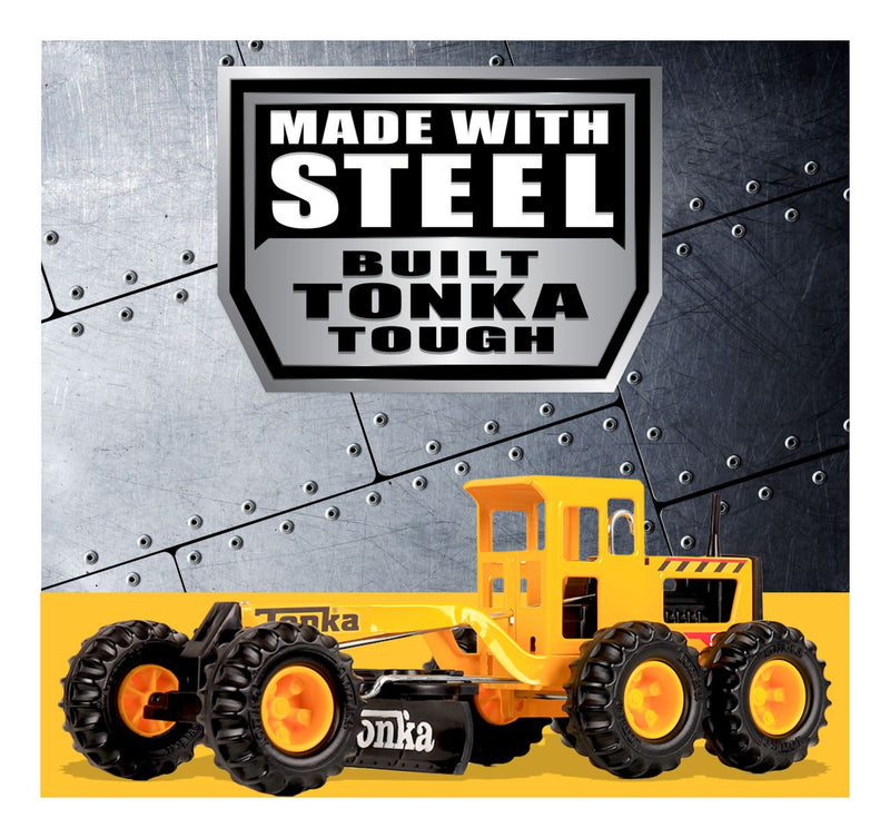 Tonka Steel Classics Road Grader - Image
