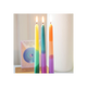 Set of 3 Dipped Aura Energy Taper Candles