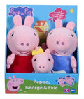 Peppa Pig Peppa/George/Evie 3-Pack