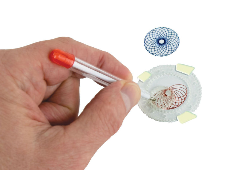 World's Smallest Spirograph, close-up detail