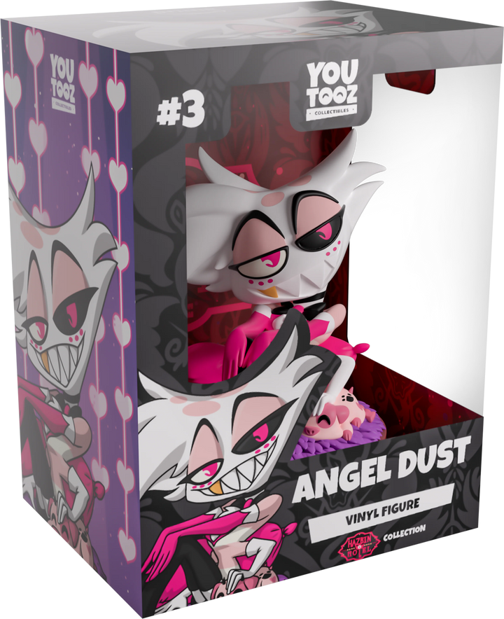 Youtooz Hazbin Hotel Angel Dust Vinyl Figure - PRE ORDER ETA APRIL 25