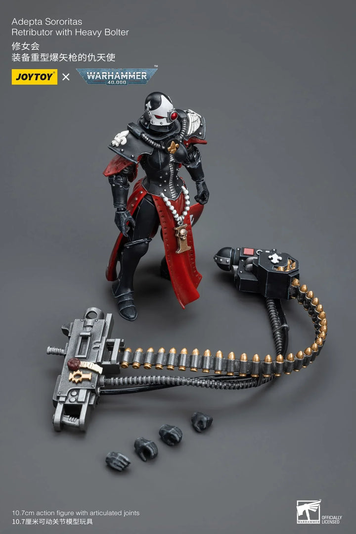 Warhammer 40k Adepta Sororitas Retributor with Heavy Bolter 1/18 Scale Action Figure