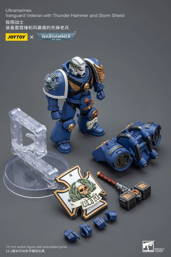 JoyToy Ultramarines Vanguard Veteran Sergeant Warhammer 40K 1/18 Scale Action Figure