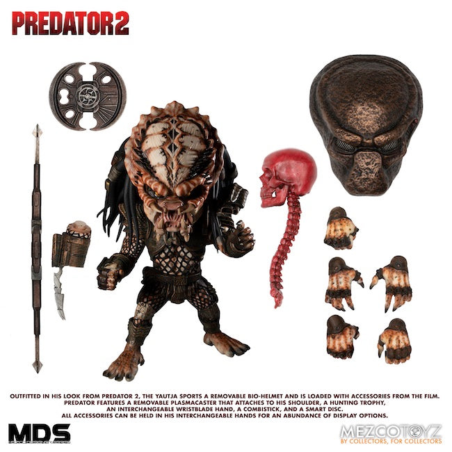 Mezco Predator 2 City Hunter Deluxe 6" Designer Series Figure