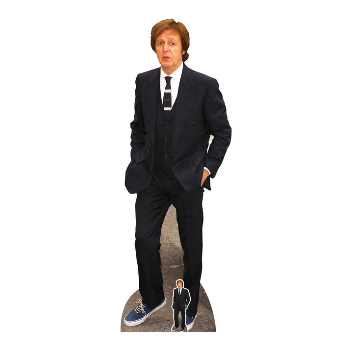 Paul McCartney Height 182cm Lifesize Cardboard Cut Out With Mini