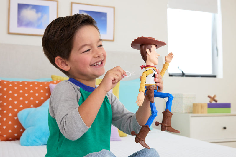 Disney and Pixar Toy Story 5 Running Woody 12" Action Figure