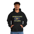 'Records Make Me Happy' Men's Hoodie, in display