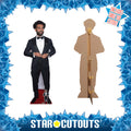 Mohamed Salah Footballer Height 177cm Lifesize Cardboard Cut Out With Mini, side angle