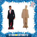 Raheem Sterling Footballer Height 172cm Lifesize Cardboard Cut Out With Mini, side angle