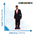 Raheem Sterling Footballer Height 172cm Lifesize Cardboard Cut Out With Mini, alternate view