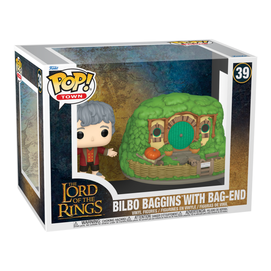 Lord of the Rings - Bilbo & Bag End Funko Pop! Town Vinyl Figure