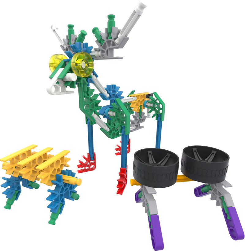 K'nex 125 Piece 10 Model Beginner Builds Set - Image